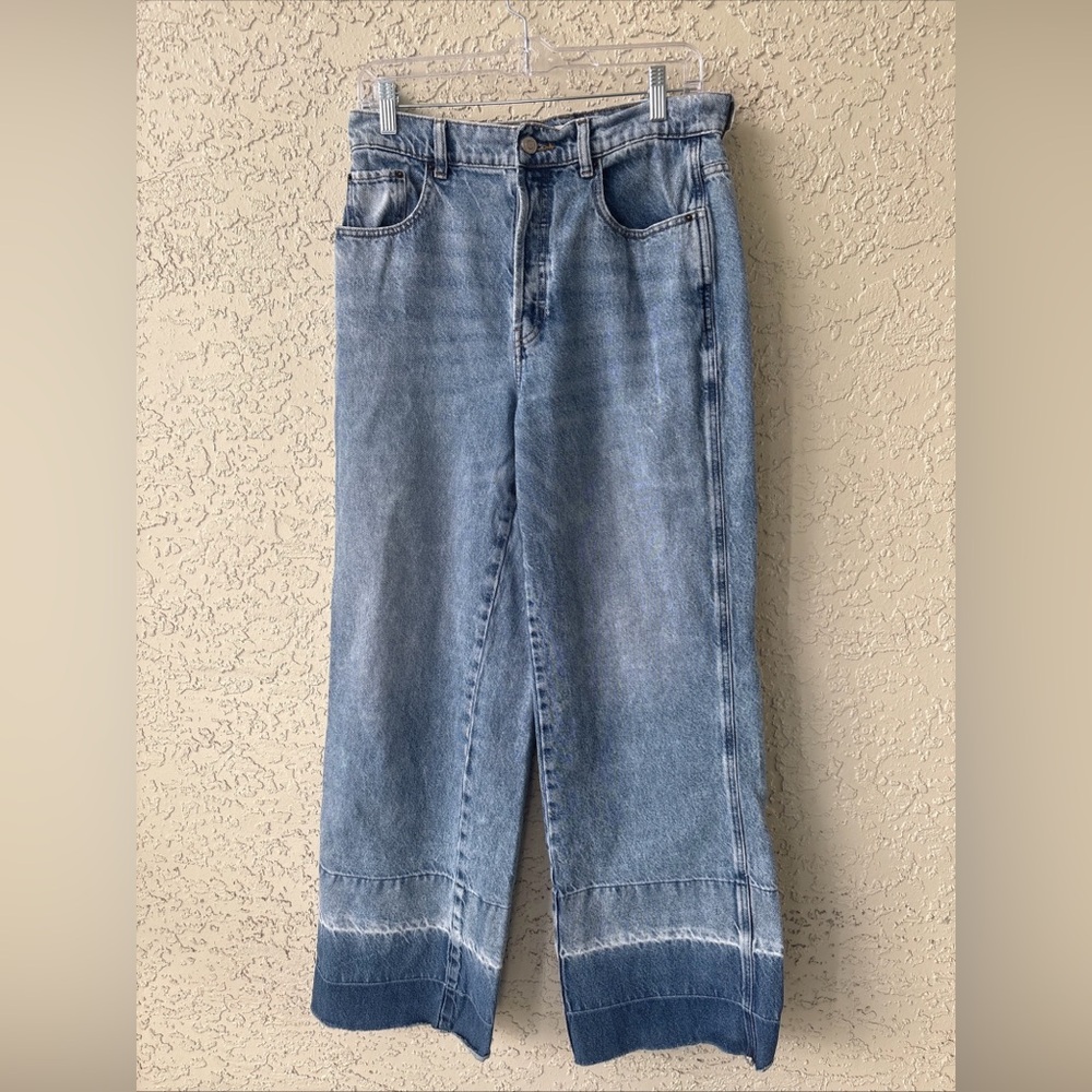 Women’s Pacsun 90s Boyfriend Jeans Baggy Two-Tone Hem Size 29